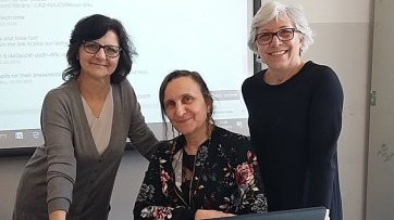 Visita della collega francese Cecile Seffahi.