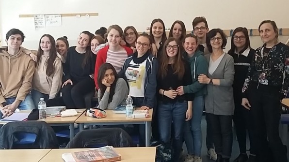 Visita della collega francese Cecile Seffahi.