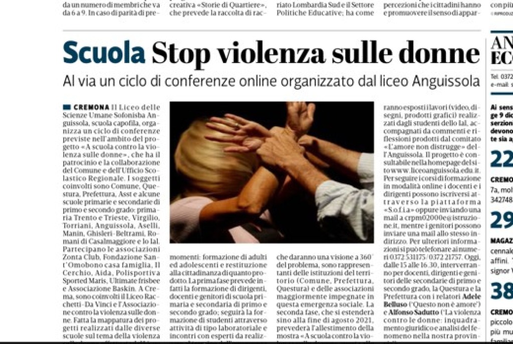 Articolo La Provincia